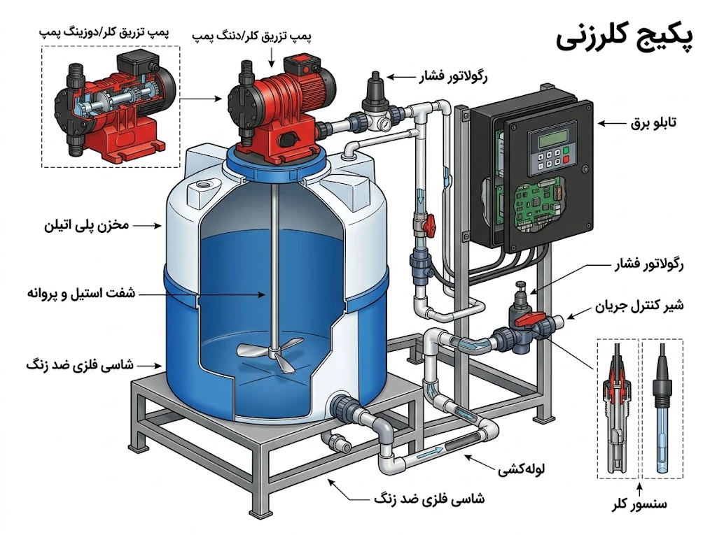 پکیج کلرزنی